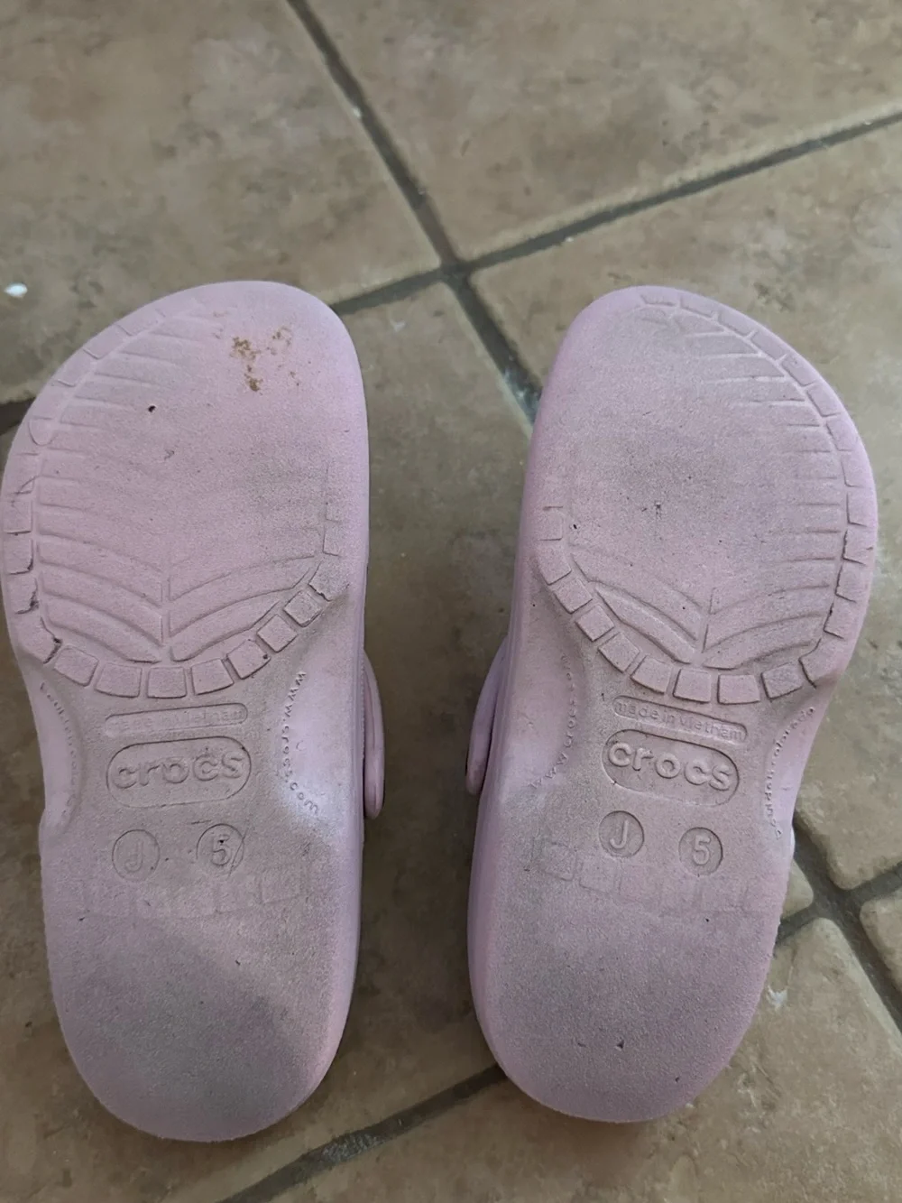 CROCS Kids Classic Clog in Pale Pink